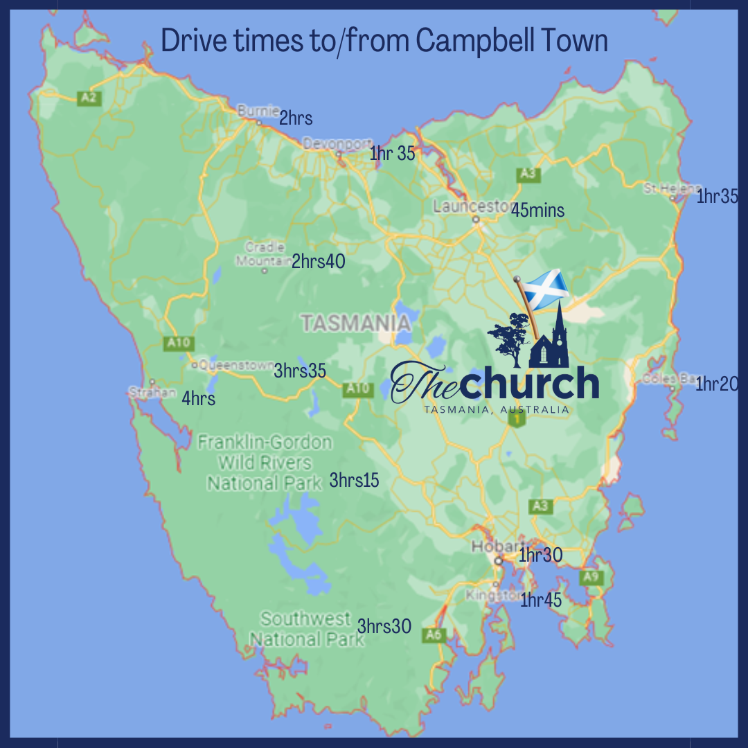 The Church Location Map
