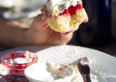 Scones with jam and cream The Church Tasmania