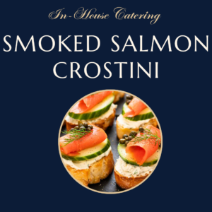 Smoked Salmon Crostini catering Campbell Town The Church Tasmania