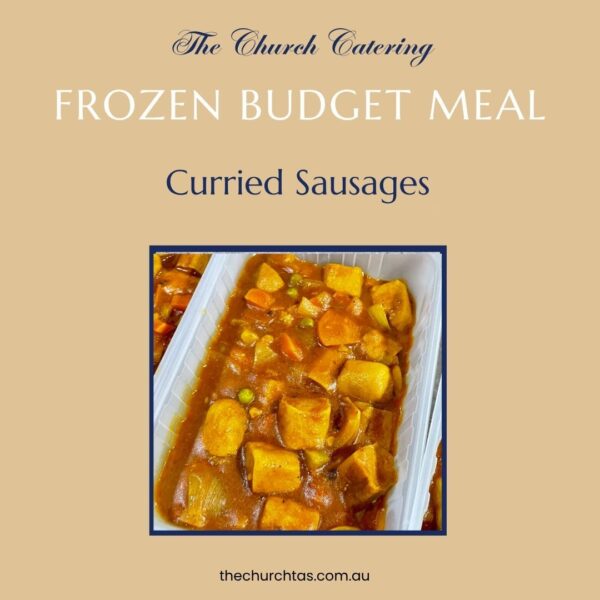 Curried Sausages Frozen Meals Campbell Town Tasmania