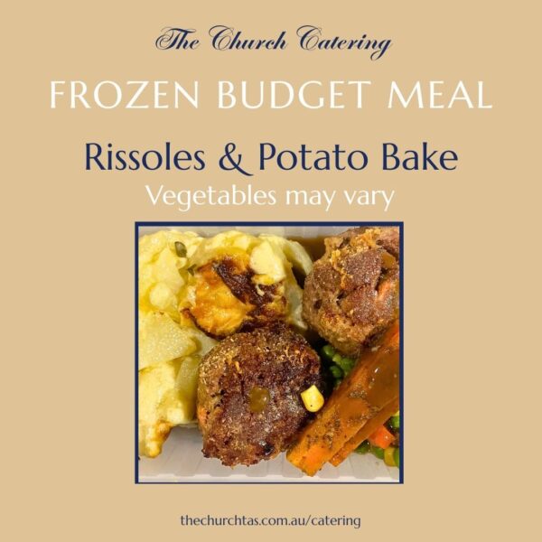 Rissoles & Potato Bake The Church Campbell Town Tasmania