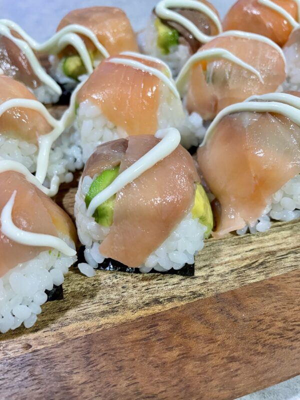 Smoked Salmon Sushi Bites Catering Campbell Town Tasmania