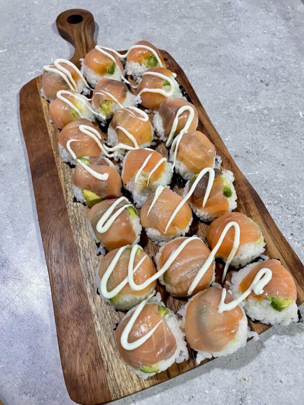 Smoked Salmon Sushi Bites Catering Campbell Town Tasmania