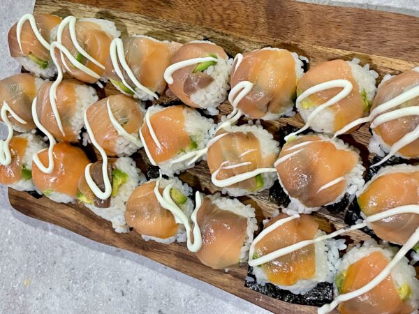 Smoked Salmon Sushi Bites Catering Campbell Town Tasmania
