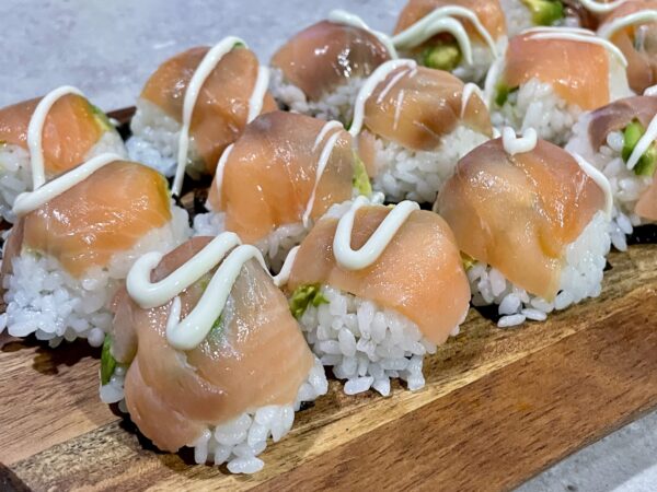 Smoked Salmon Sushi Bites Catering Campbell Town Tasmania
