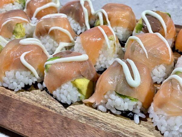 Smoked Salmon Sushi Bites Catering Campbell Town Tasmania
