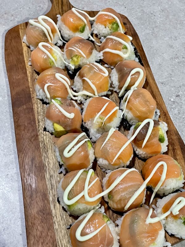 Smoked Salmon Sushi Bites Catering Campbell Town Tasmania
