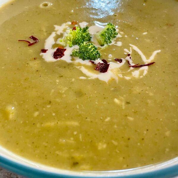 Broccoli, Red Lentil & 3 Cheese Soup (vegetarian & gf) - Image 4
