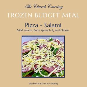 Salami Pizza Frozen Meals Campbell Town Tasmania
