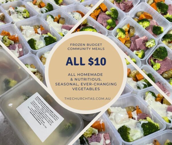 The Church FROZEN BUDGET COMMUNITY MEALS SILVERSIDE WITH WHITE SAUCE