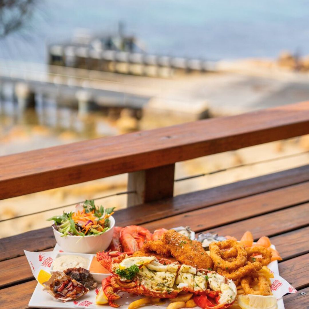 Lobster Shack Bicheno Tasmania Vintage Car tours