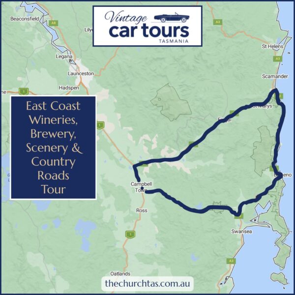 East Coast Wineries, Brewery, Scenery & Country Roads Tour Tasmania