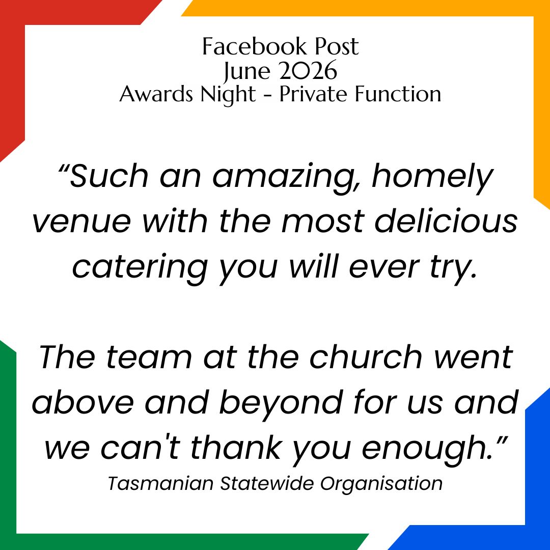 Awards Night Function review The Church Campbell Town Tasmania (1)