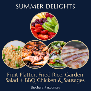 Campbell Town Tasmania Summer Delights catering package